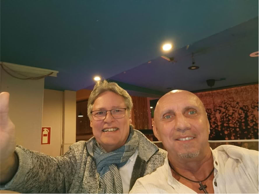 DJ mit. Chef Peter Gromes 2023